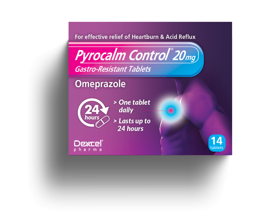 pyrocalm control for holiday heartburn