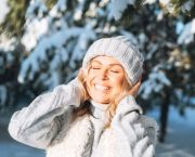 woman new year winter health kick refresh